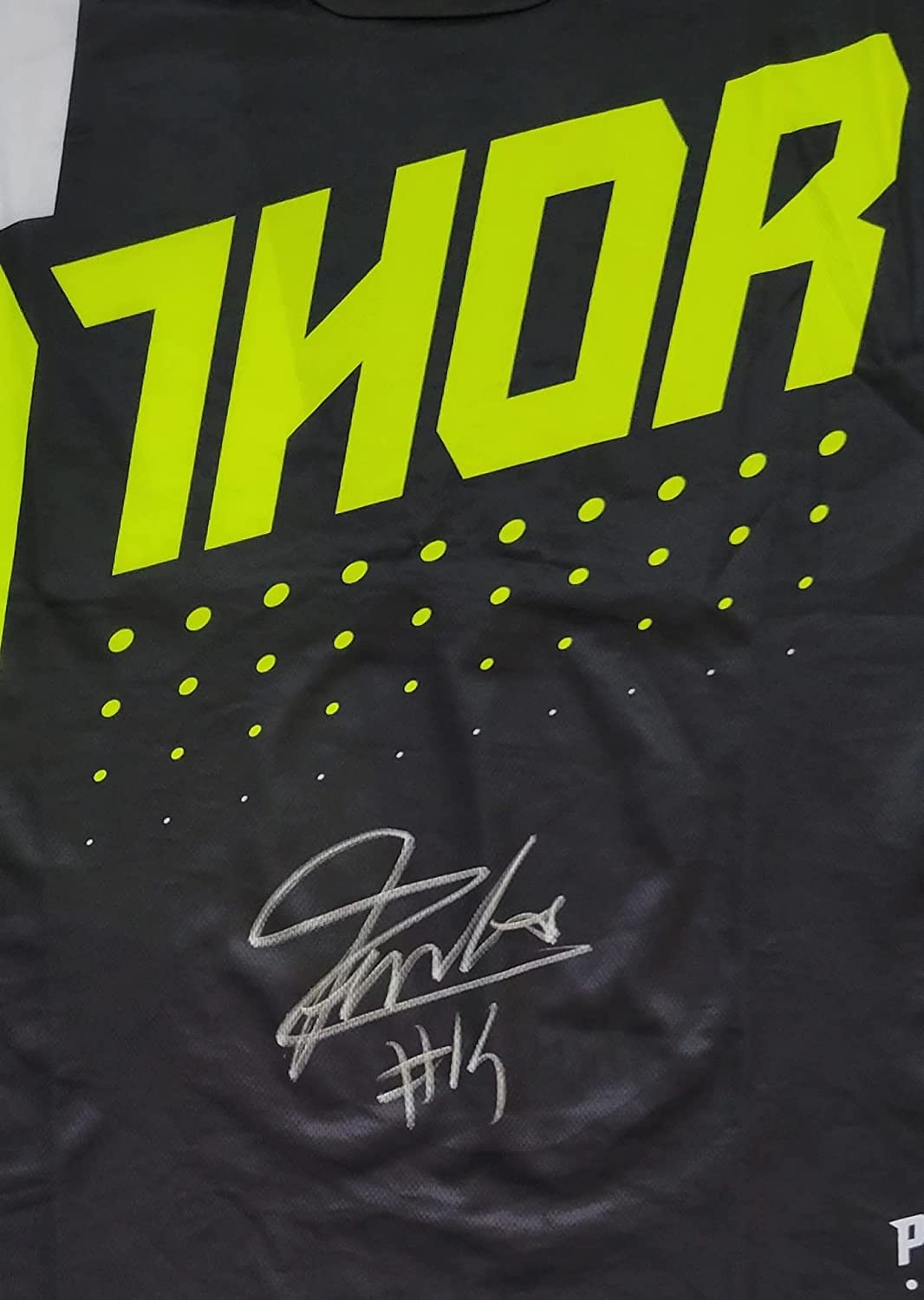 Dylan Ferrandis Supercross Motocross signed Thor Jersey COA proof autographed! Coast to Coast Collectibles