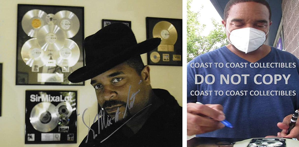 Sir Mix A Lot signed 8x10 photo Baby Got Back Rapper COA exact proof, STAR Coast to Coast Collectibles