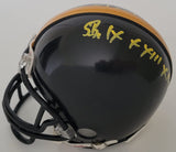 Rocky Bleier signed Pittsburgh Steelers mini football helmet proof Beckett COA autographed Coast to Coast Collectibles