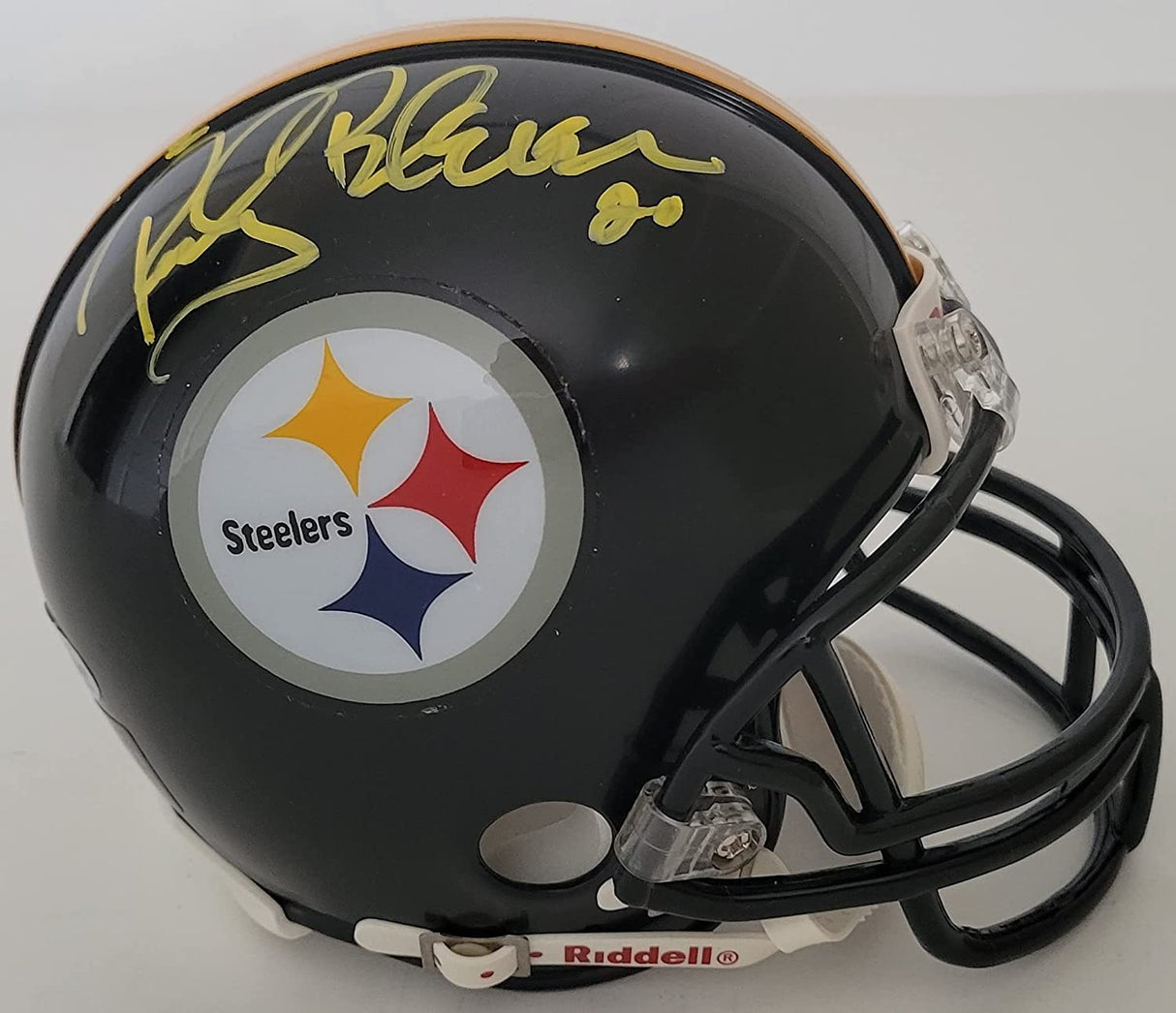 Rocky Bleier signed Pittsburgh Steelers mini football helmet proof Beckett COA autographed Coast to Coast Collectibles