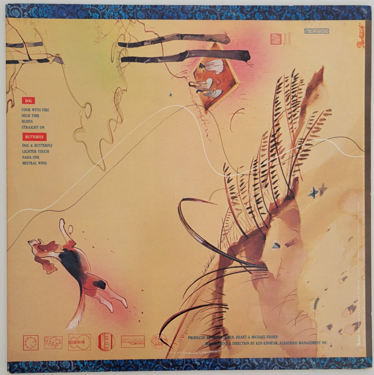 Nancy Wilson & Ann Wilson signed Heart Dog & Butterfly album proof COA autographed STAR Coast to Coast Collectibles Memorabilia