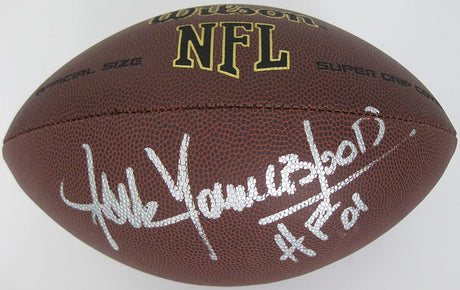 Jack Youngblood Los Angeles Rams signed autographed NFL football COA exact proof Coast to Coast Collectibles