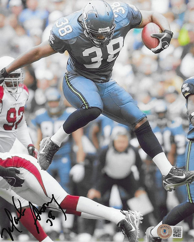 Mack Strong signed autographed Seattle Seahawks 8x10 football photo proof Beckett COA Coast to Coast Collectibles