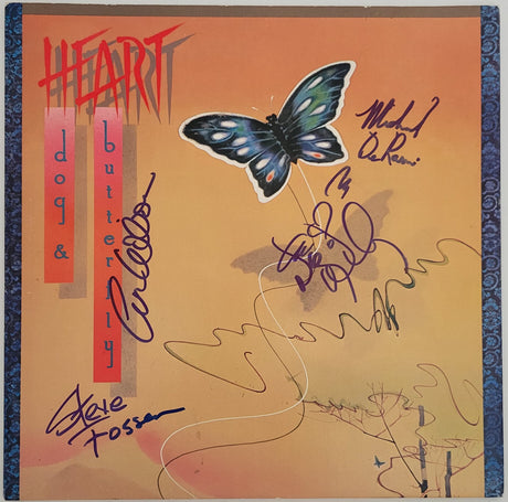 Nancy Wilson & Ann Wilson signed Heart Dog & Butterfly album proof COA autographed STAR Coast to Coast Collectibles Memorabilia