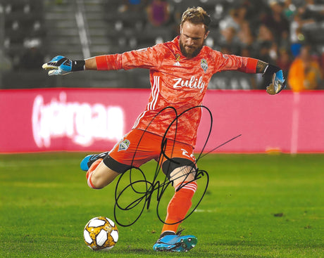 Stefan Frei signed Seattle Sounders FC soccer 8x10 photo proof COA, autographed. Coast to Coast Collectibles Memorabilia