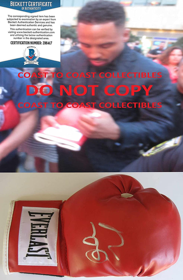 Andre Ward Boxing Champion signed autographed Everlast boxing glove proof Beckett COA Coast to Coast Collectibles