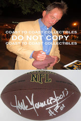Jack Youngblood Los Angeles Rams signed autographed NFL football COA exact proof Coast to Coast Collectibles