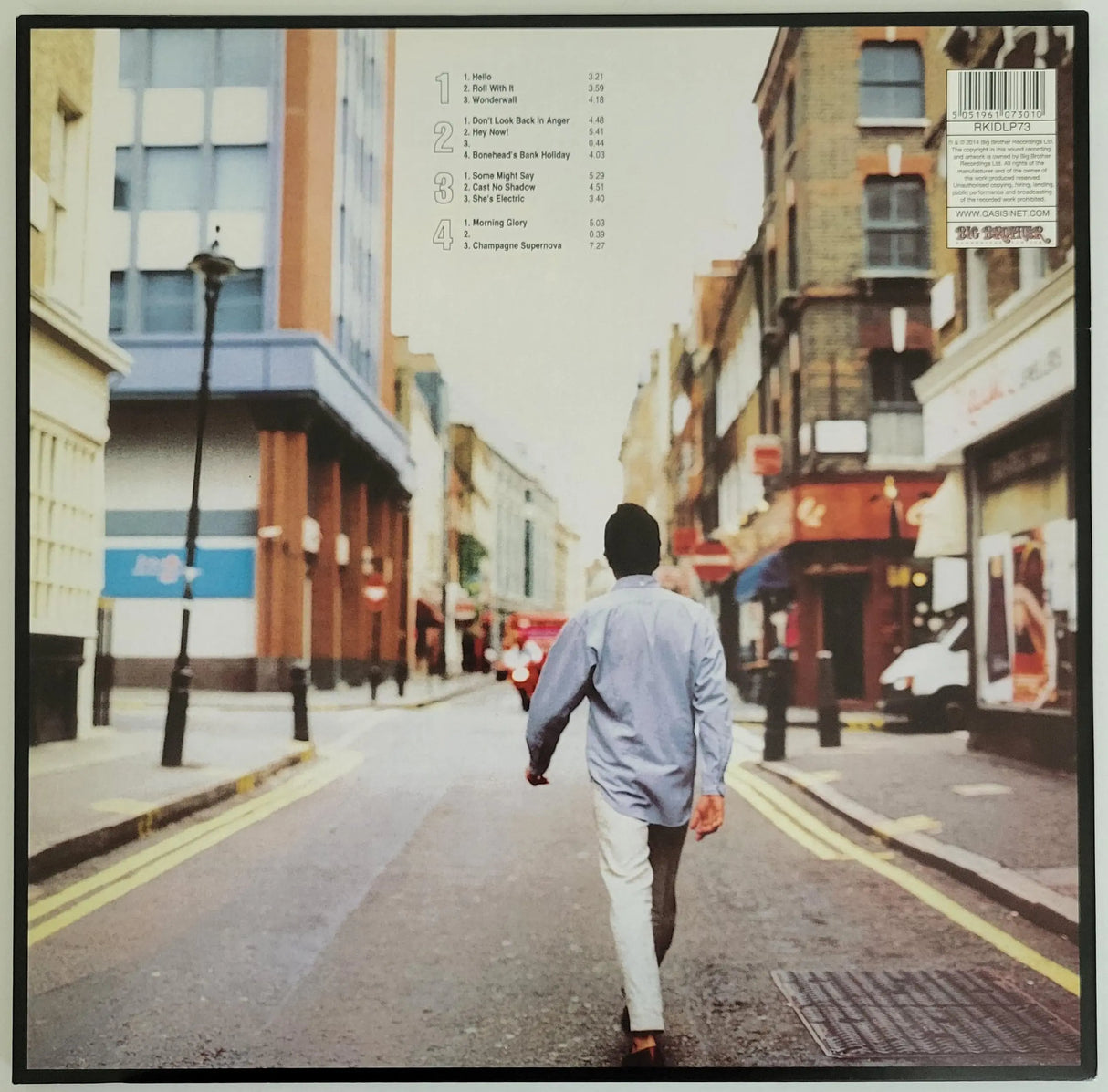 Noel Gallagher signed Oasis Whats The Story Morning Glory? album vinyl COA proof star Coast to Coast Collectibles Memorabilia