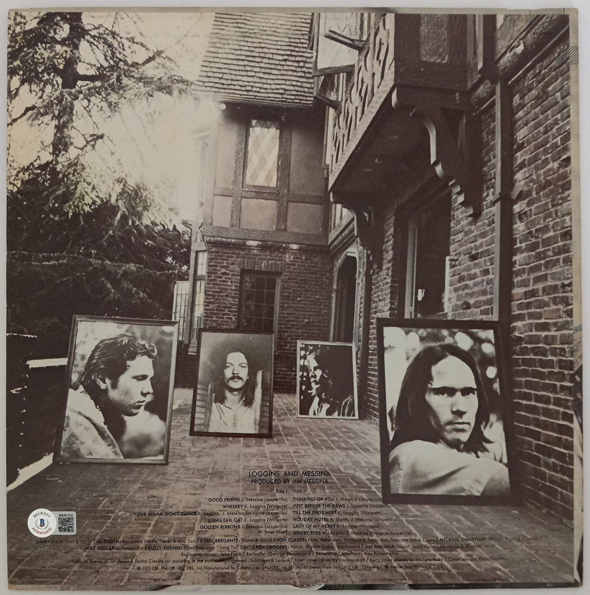 Kenny Loggins signed autographed Loggins and Messina album vinyl proof Beckett COA STAR Coast to Coast Collectibles