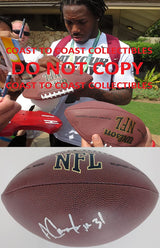 Antonio Cromartie Cardinals Chargers Jets FSU autographed NFL football COA proof Coast to Coast Collectibles