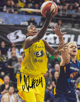 Jewell Loyd Seattle Storm signed basketball 8x10 photo COA proof. Coast to Coast Collectibles