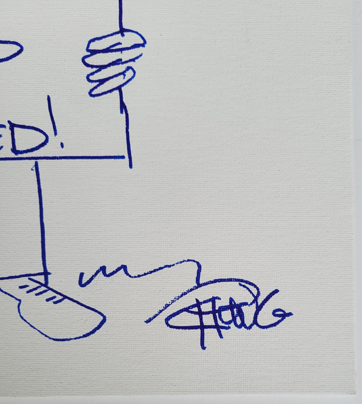 Tommy Chong signed 11x14 Original Hand Drawn sketch exact Proof Beckett COA STAR Generic