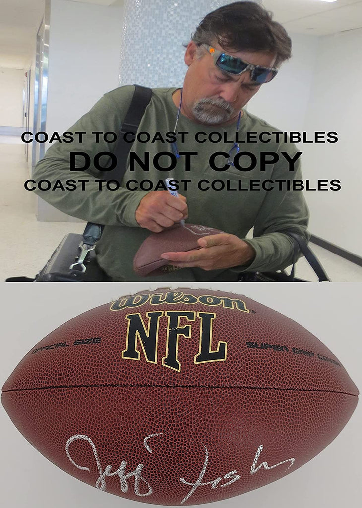 Jeff Fisher Tennessee Titans USC Trojans signed autographed NFL football proof