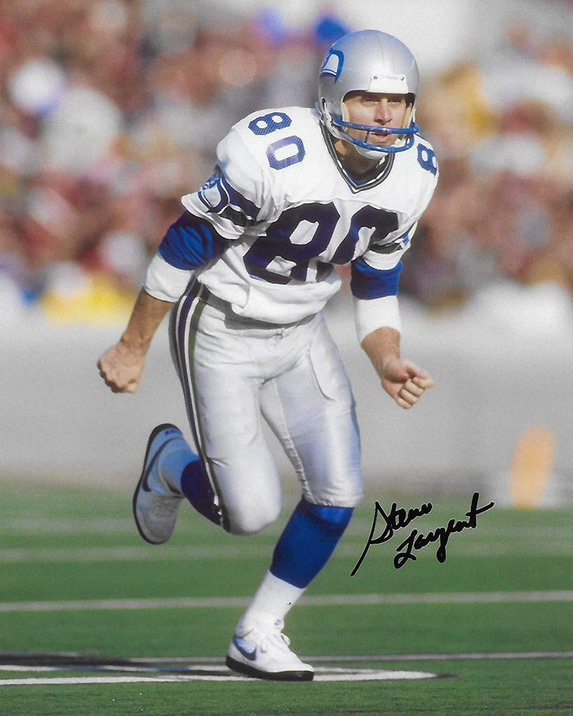 Steve Largent, Seattle Seahawks, signed, autographed, 8x10, photo, COA with proof photo