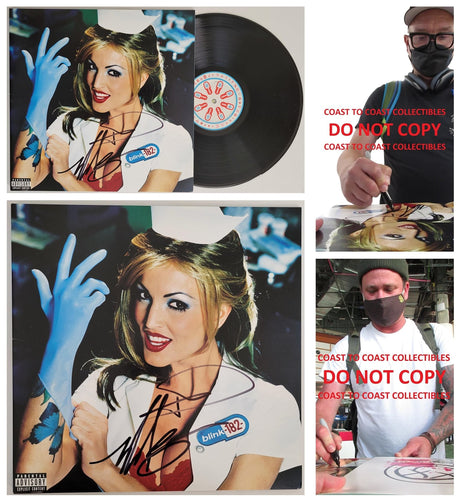 Mark Hoppus Tom Delonge signed Blink 182 Enema of the State album COA proof STAR