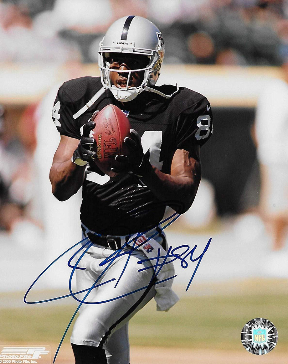 Autographed James Jett 8x10 Oakland Raiders Photo