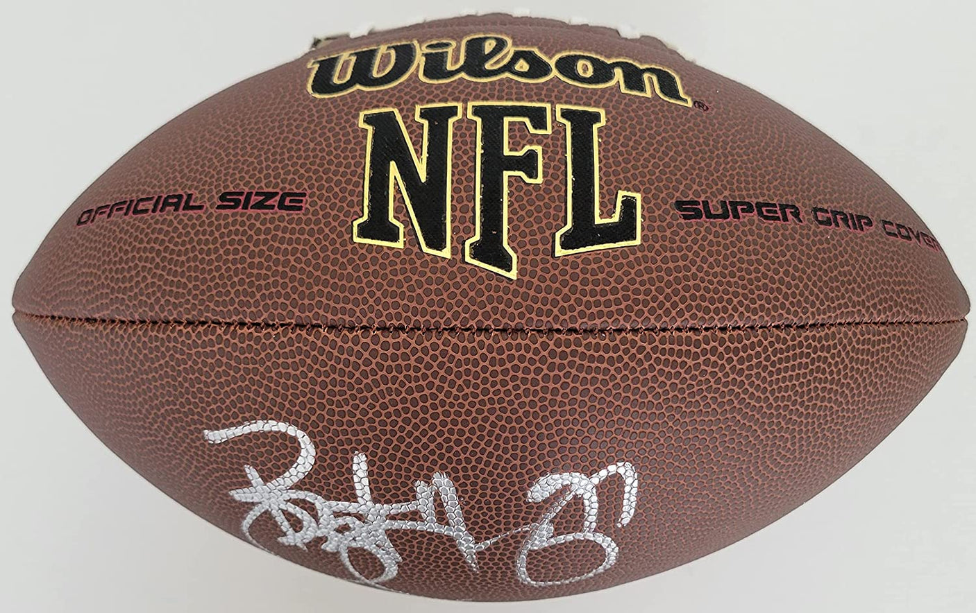 Byrant Young San Francisco 49ers Notre Dame signed football COA proof autograph