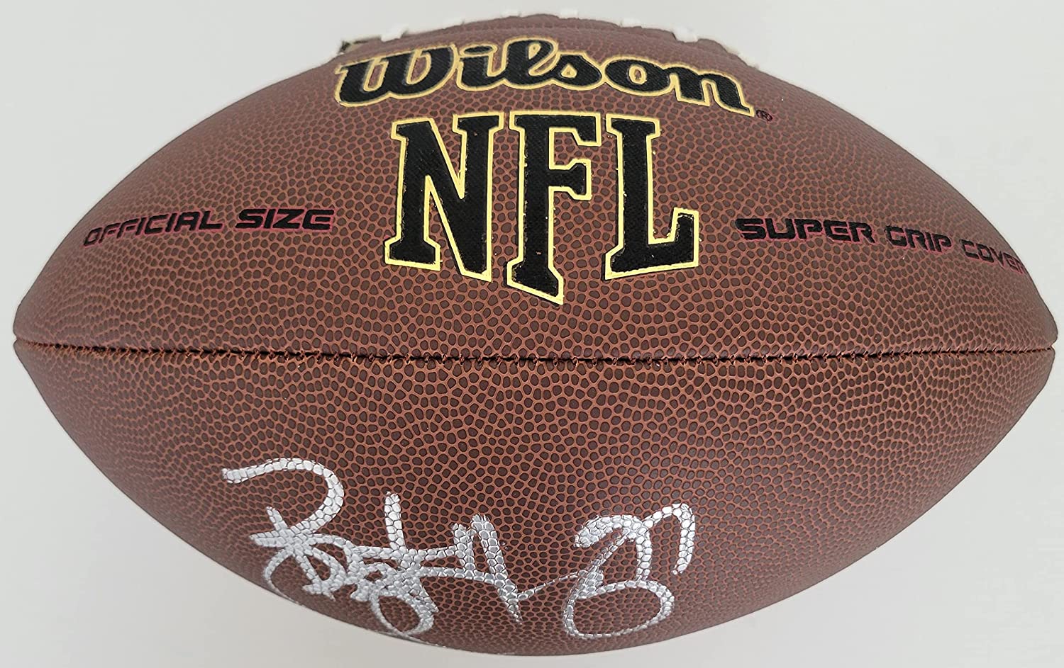 Byrant Young San Francisco 49ers Notre Dame signed football COA proof autograph