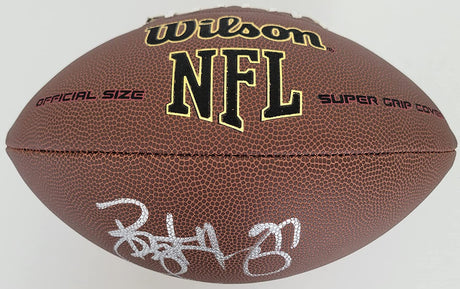 Byrant Young San Francisco 49ers Notre Dame signed football COA proof autograph