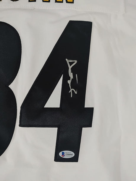 Antonio Brown signed Pittsburgh Steelers football Jersey proof Beckett COA autographed