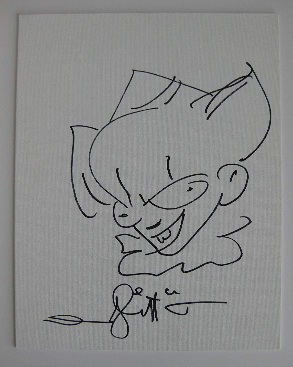 Andres Andy Muschietti signed, autographed 11x14 original sketch,exact Proof COA STAR