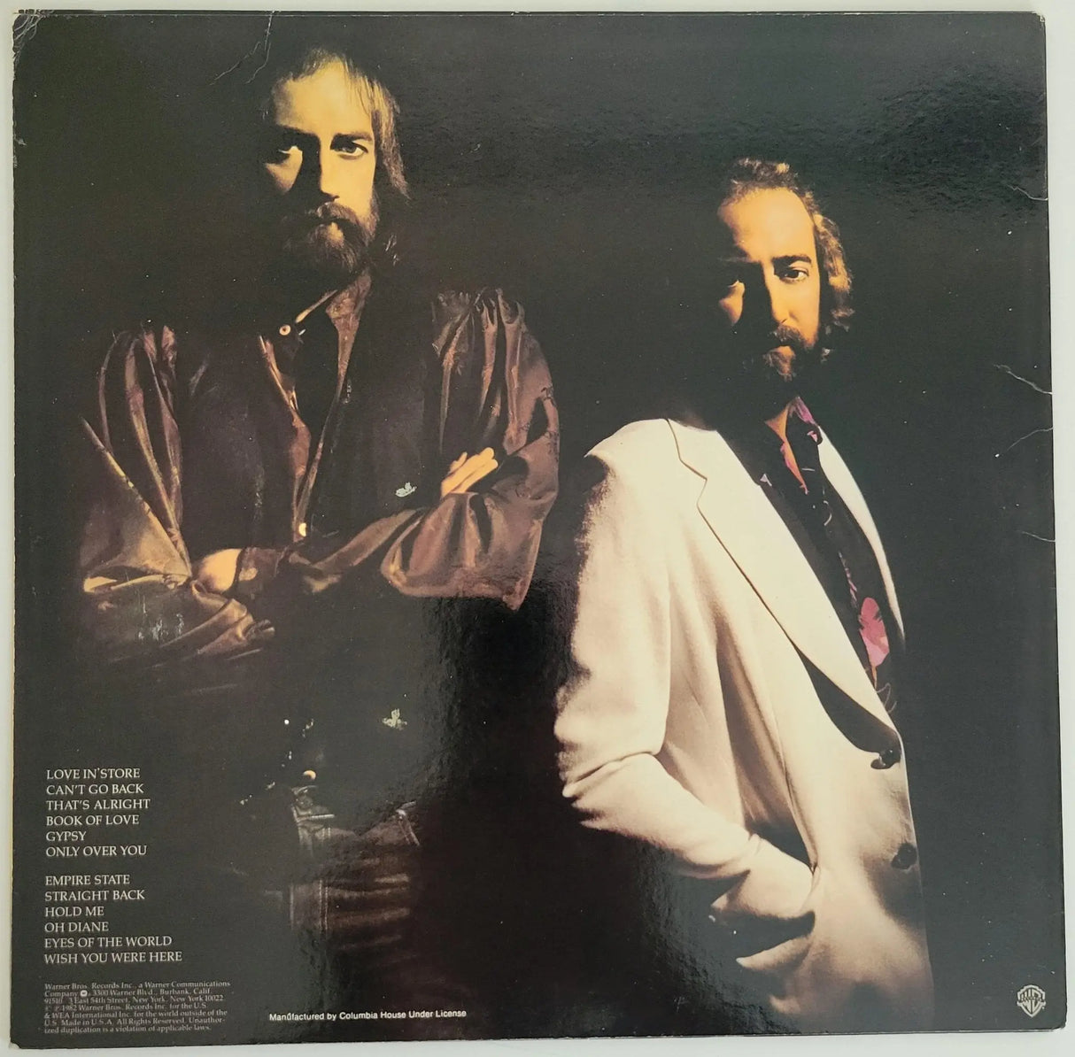 Mick Fleetwood Lindsey Buckingham signed Fleetwood Mirage album vinyl proof STAR