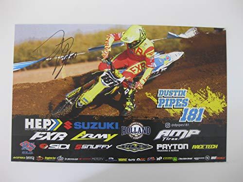 Dustin Pipes, Supercross, Motocross, Signed, Autographed, 7x11 Photo card, COA Will Be Included.