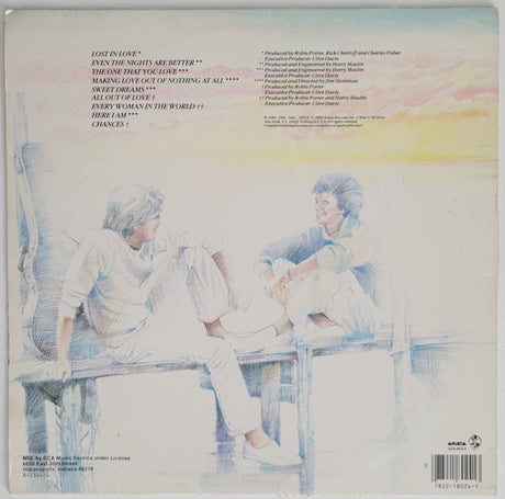 Russell Hitchcock Graham Russell signed Air Supply Greatest Hit album COA proof autographed STAR