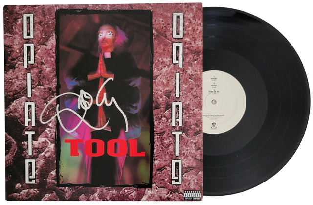 Danny Carey Drummer signed Tool Opiate album Vinyl COA exact proof autographed