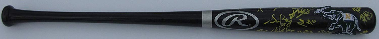 2019 Oakland Athletics, A's team signed autographed Baseball Bat, COA with the proof photos will be included.