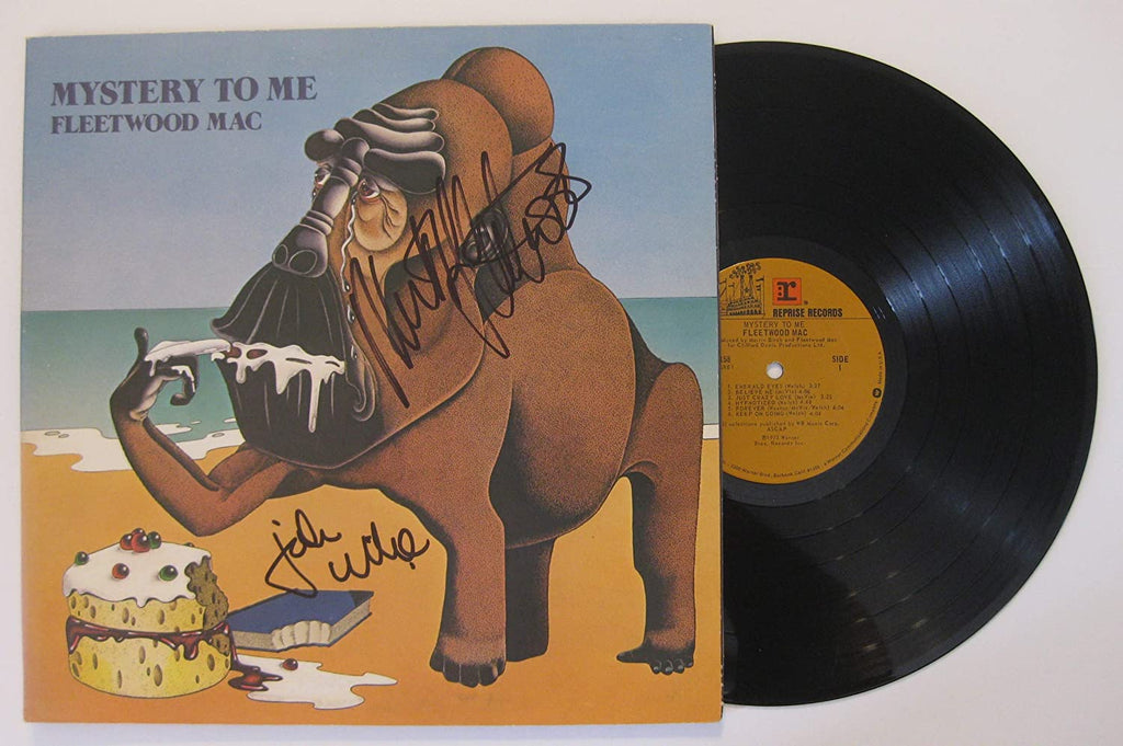 Mick Fleetwood John McVie signed Fleetwood Mac album vinyl proof Beckett COA autograph STAR