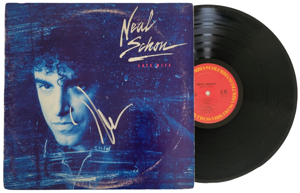 Neal Schon Signed Late Nite Album COA Proof Autographed Vinyl Record