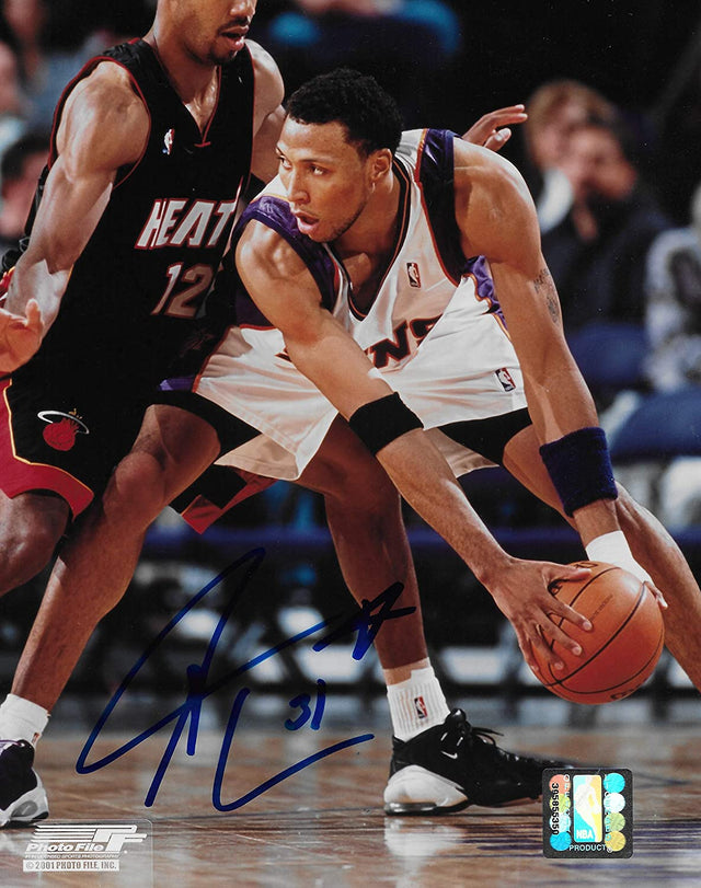 Shawn Marion signed Phoenix Suns basketball 8x10 photo COA.