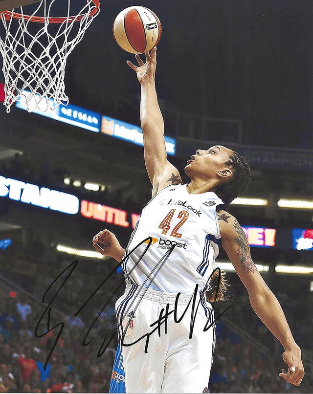 Brittney Grriner signed Phoenix Mercury basketball 8x10 photo COA