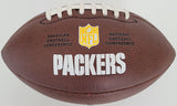 Marquez Valdes Scantling signed Green Bay Packers logo football proof autograph