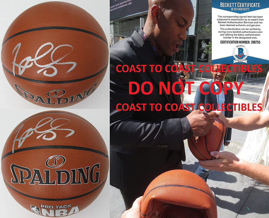 Stephon Marbury Beijing Royal Fighters Knicks autographed NBA basketball proof Beckett COA