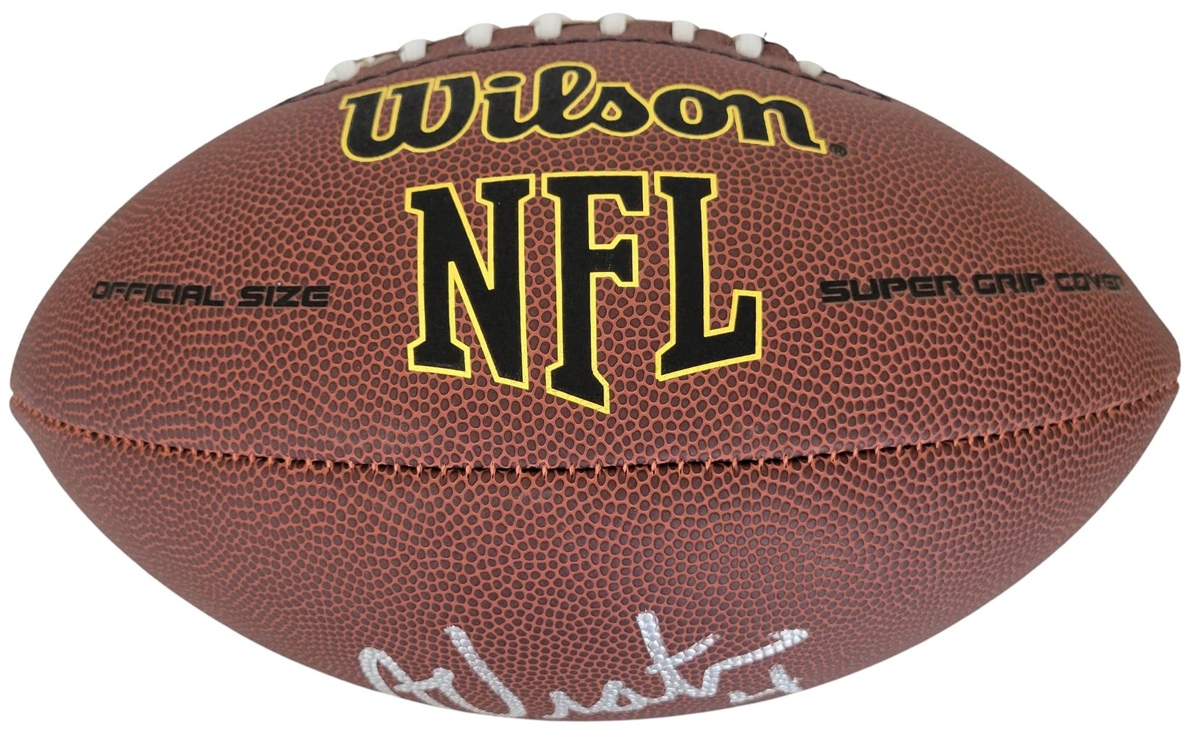Adam Vinatieri New England Patriots Colts signed NFL football proof COA autographed