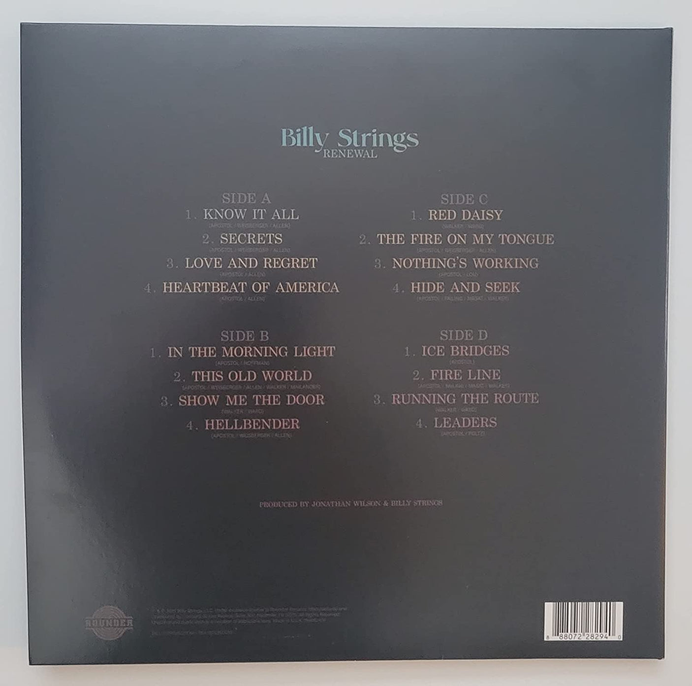 Billy String signed Renewal album vinyl record COA exact proof autographed Star