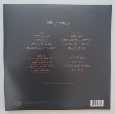 Billy String signed Renewal album vinyl record COA exact proof autographed Star