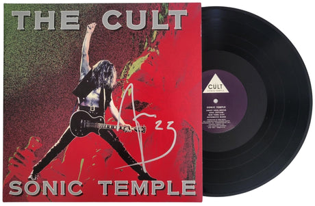 Ian Astbury Signed The Cult Sonic Temple Album COA Exact Proof Autographed Vinyl Record