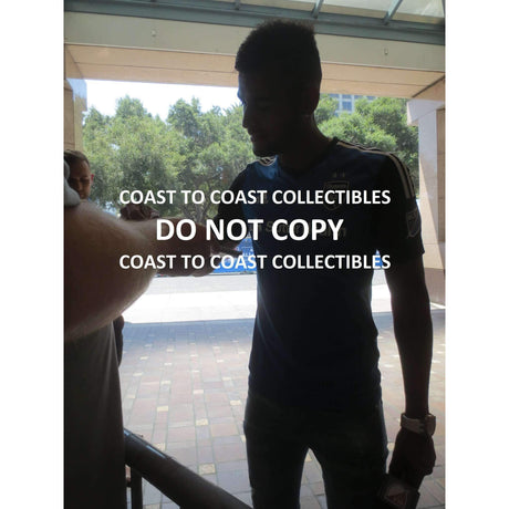 Anibal Godoy, San Jose Earthquakes, Panama, signed, autographed, soccer 8x10 photo - proof and COA