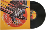 Halford Tipton Hill Downing signed Judas Priest Screaming of Vengeance album COA proof star