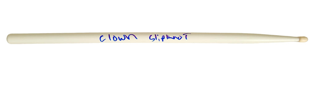 Clown Shawn Crahan Signed Drumstick COA Proof Slipknot Drummer Autographed.