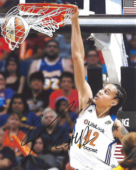 Brittney Grriner autographed Phoenix Mercury basketball 8x10 photo signed COA