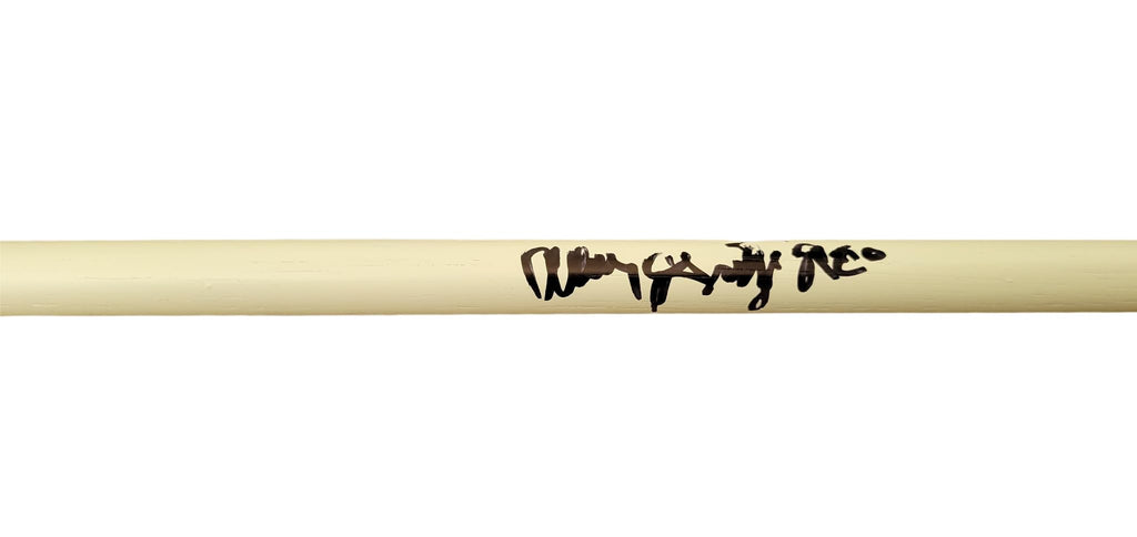Alan Gratzer REO Speedwagon Drummer Signed Drumstick COA Proof Autographed..