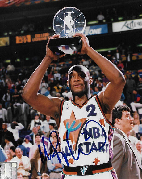 Mitch Richmond, Sacramento Kings, Signed, Autographed, Basketball 8X10 Photo, Coa with the proof photo will be included