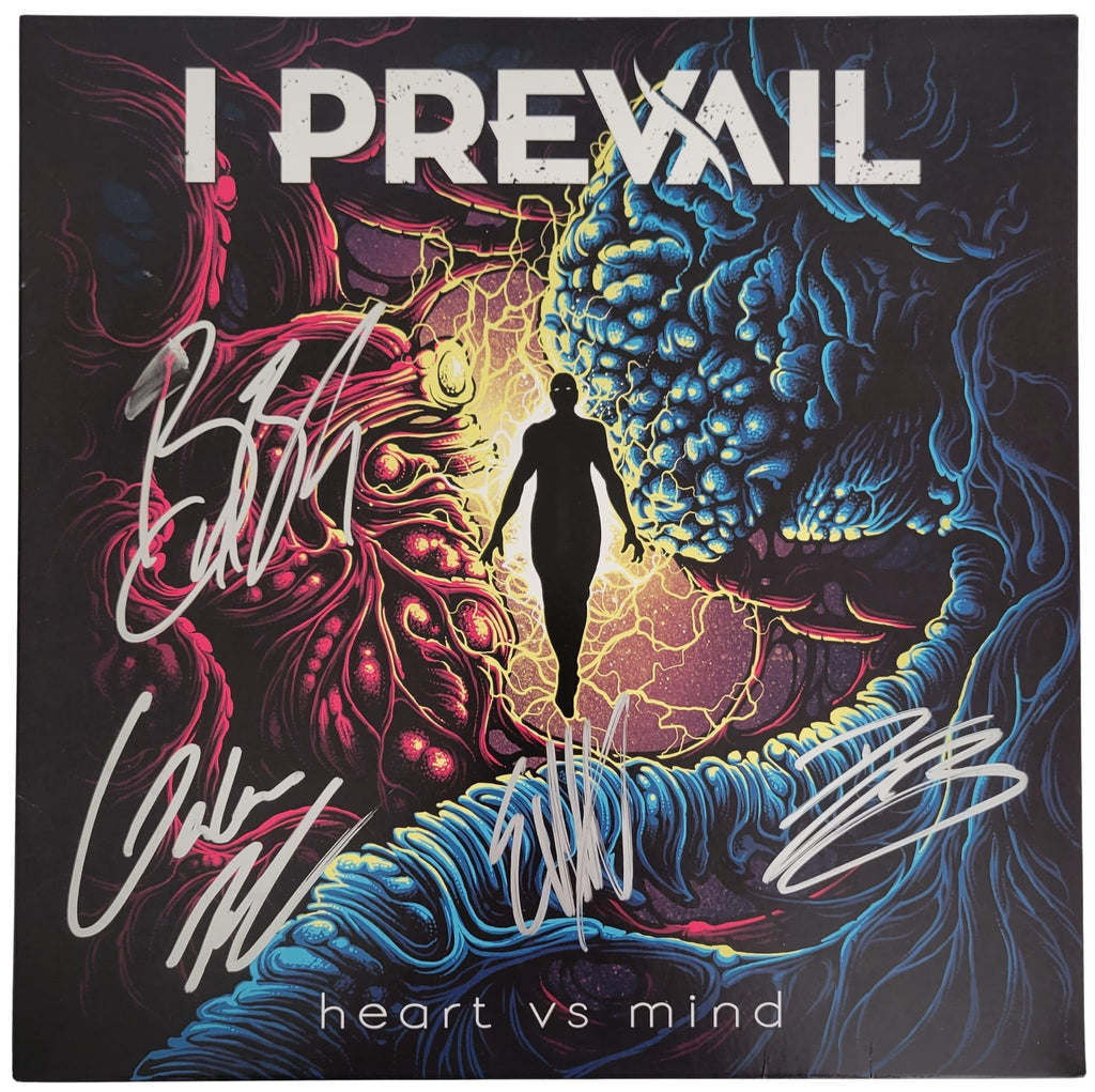 I Prevail Signed Heart vs Mind Album Exact Proof COA Autographed Vinyl Record