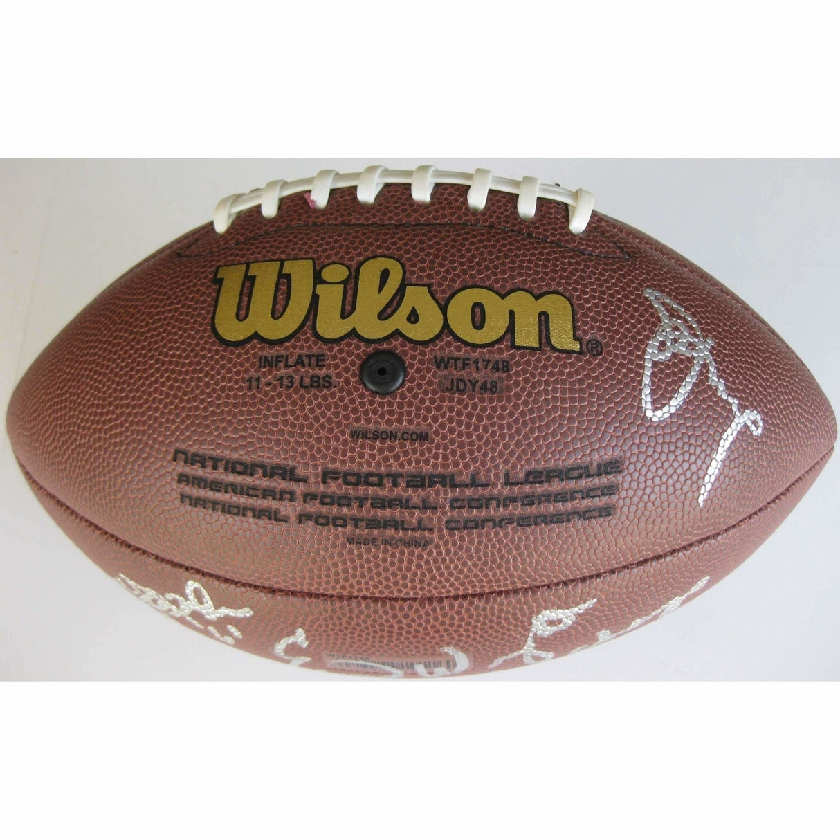 San Francisco 49ers, Legends, Signed, Autographed, Logo Football, a COA with the Proof Photos of the 49ers Legends Signing Will Be Included