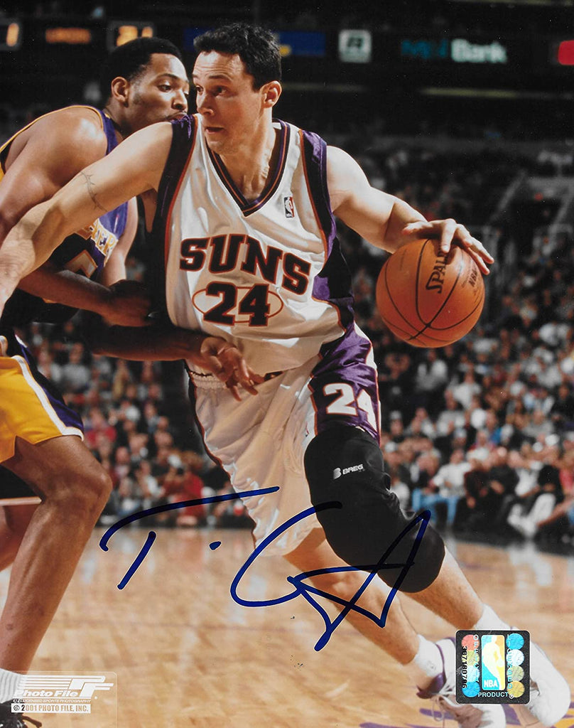 Tom Gugliotta Phoenix Suns signed basketball 8x10 photo COA