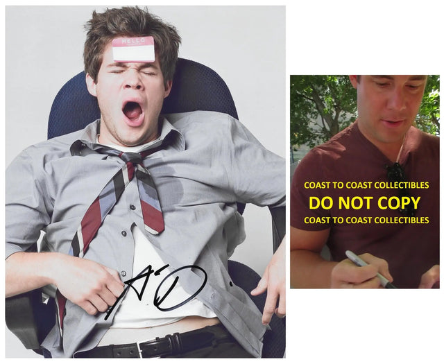 Adam Devine Signed 8x10 Photo Proof COA Autographed Actor Workaholics Comedian, STAR
